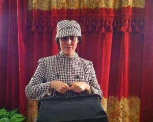 Sharon Twickler as Nellie Bly at the Barnum Museum
