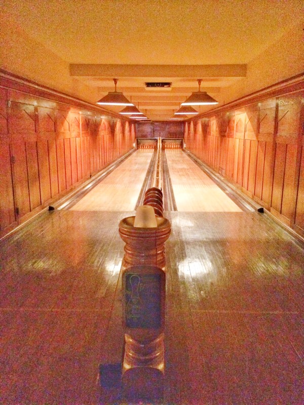 Nemours estate bowling alley