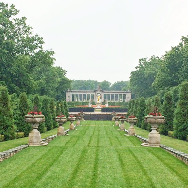 Nemours estate garden