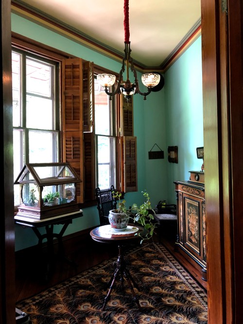 Triangular-Shaped solarium of the Armour-Stiner Octagon House